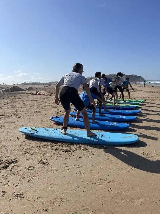 surf camp bidart
